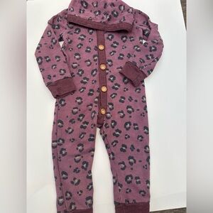 Lulu and Roo Leopard Kids one piece size 2/3